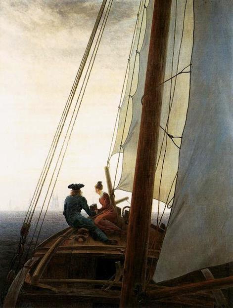 Friedrich, On the Sailing Boat